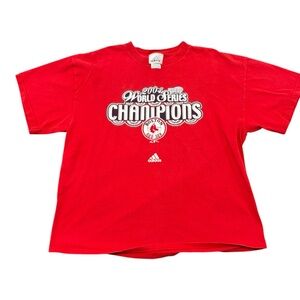 Vintage Adidas Boston Red Sox 2004 World Series Champion T Shirt